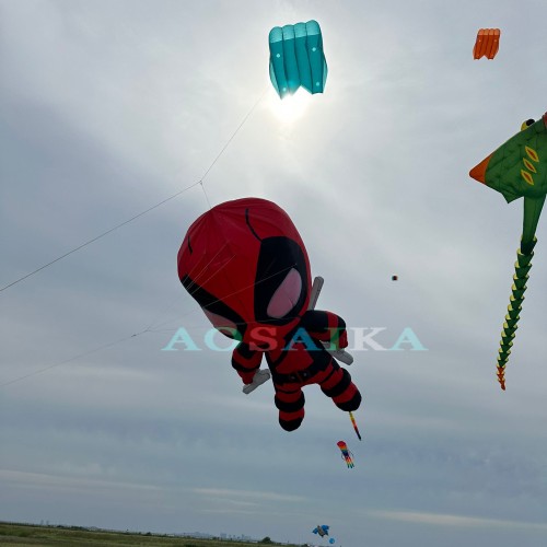 6M deadpool marvel kite pendant 40d ripstop nylon