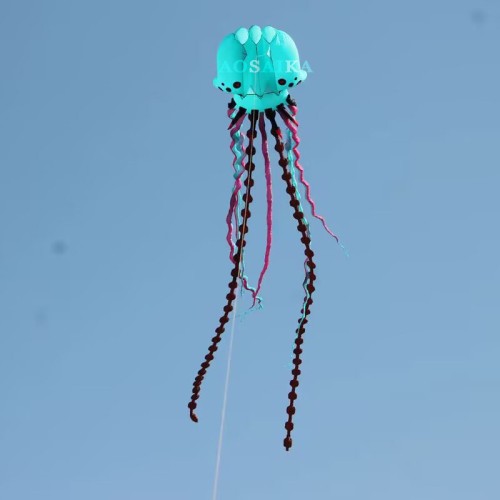 Soft Inflatable 18M/38M Jellyfish Kite Pendant 40d Ripstop Nylon For Adults High Quality Colorful Animal Show Kites Soft Inflatable 18M/38M Jellyfish Kite Pendant 40d Ripstop Nylon For Adults High Quality Colorful Animal Show Kites