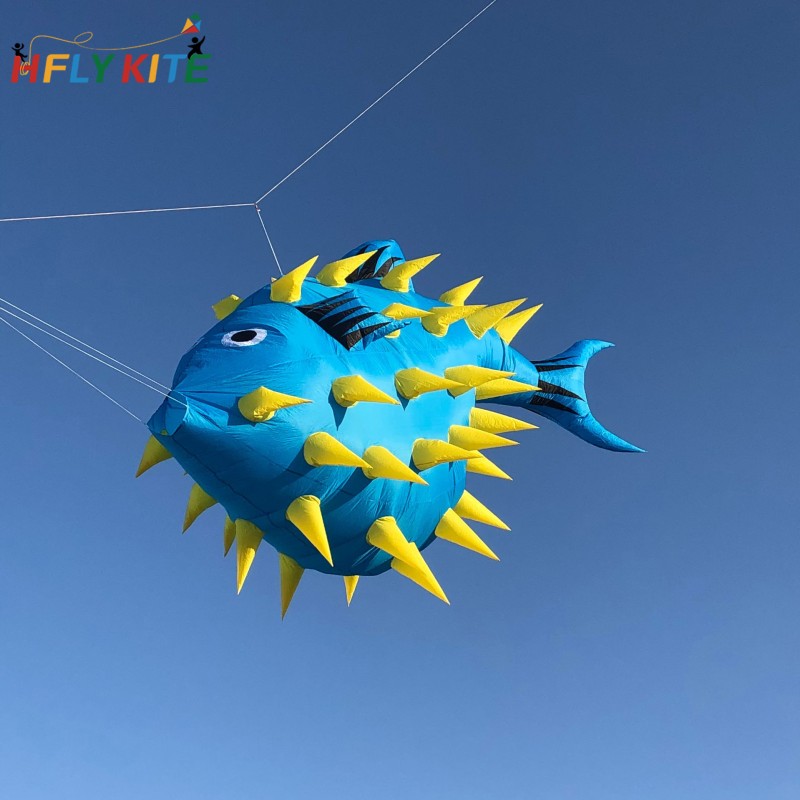 3.5m/5m globefish kite pendant 40d ripstop nylon 3.5m/5m globefish kite pendant 40d ripstop nylon