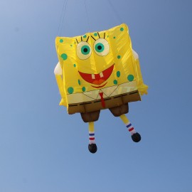 12sq.m spongebob lifter kite pendant 40d ripstop nylon 