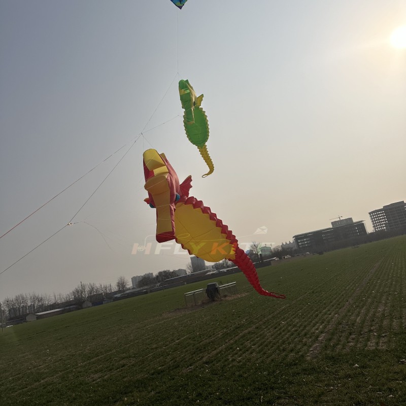 10M sea horse kite pendant 40d ripstop nylon 