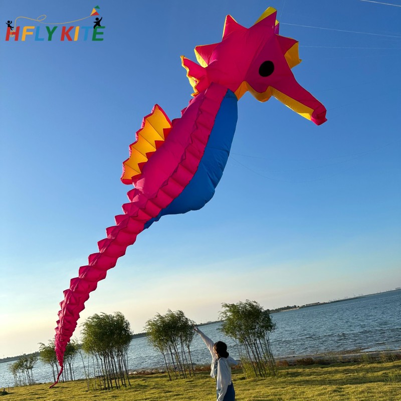10M sea horse kite pendant 40d ripstop nylon