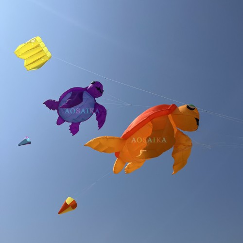 2m/5m sea turtle kite pendant 40d Ripstop Nylon For Adults High Quality ColorfulShow Kite