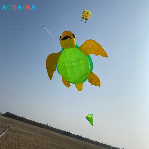 2m/5m sea turtle kite pendant 40d Ripstop Nylon For Adults High Quality ColorfulShow Kite
