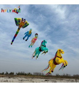 6M female diver 7M male diver kite pendant