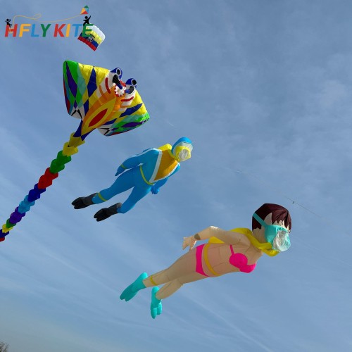 6M female diver 7M male diver kite pendant 6M female diver 7M male diver kite pendant