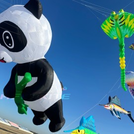 5m panda kite penant 40d ripstop nylon 