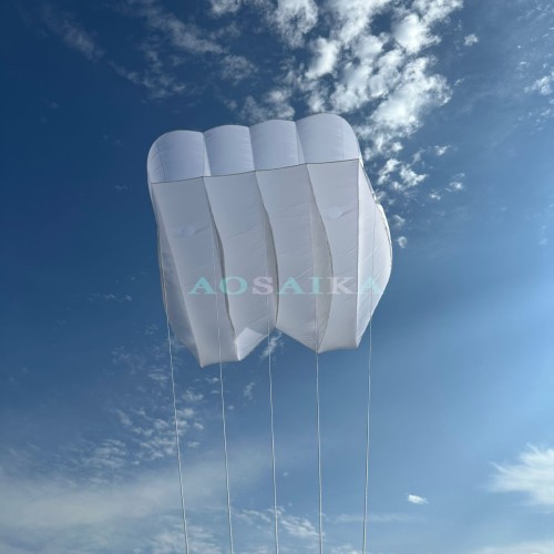 New Arrival Soft Inflatable 12sqm Pilot Kite 20d Ripstop Nylon For Adults High Quality Colorful Show Kites