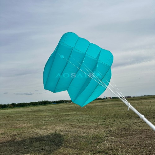 New Arrival Soft Inflatable 12sqm Pilot Kite 20d Ripstop Nylon For Adults High Quality Colorful Show Kites