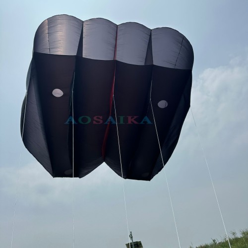 New Arrival Soft Inflatable 12sqm Pilot Kite 20d Ripstop Nylon For Adults High Quality Colorful Show Kites