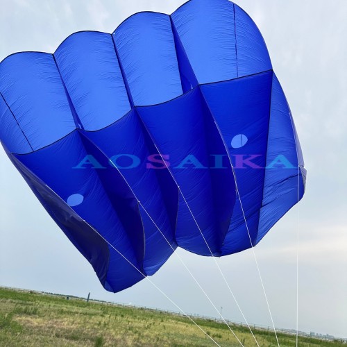 New Arrival Soft Inflatable 12sqm Pilot Kite 20d Ripstop Nylon For Adults High Quality Colorful Show Kites