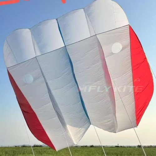 New Arrival Soft Inflatable 12sqm Pilot Kite 20d Ripstop Nylon For Adults High Quality Colorful Show Kites