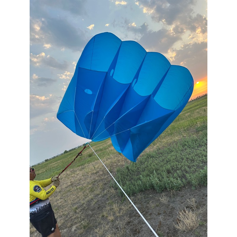 New Arrival Soft Inflatable 12sqm Pilot Kite 20d Ripstop Nylon For Adults High Quality Colorful Show Kites 
