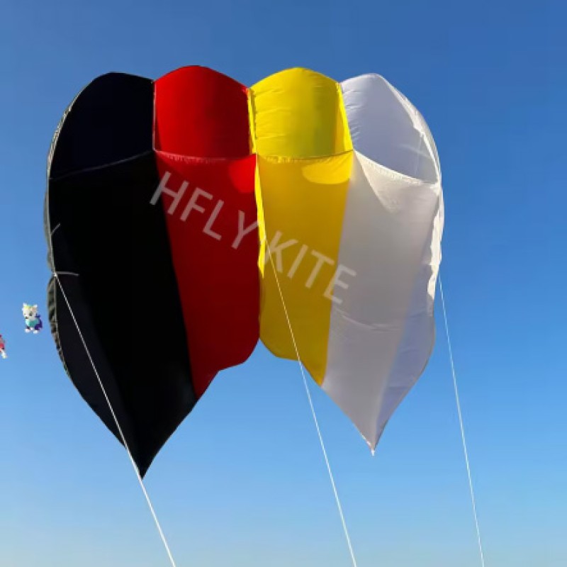 4Sqm flowfrom pilot kite 40d Ripstop Nylon For Adults High Quality Colorful Show Kite 