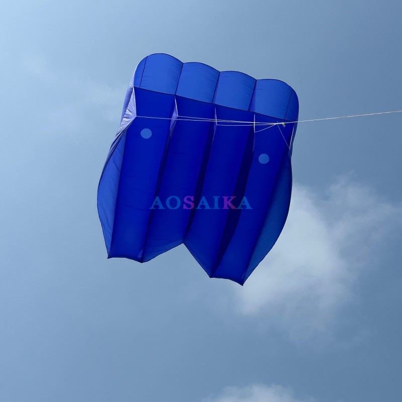 New Arrival Soft Inflatable 6.5sqm Pilot Kite 40d/20d Ripstop Nylon For Adults High Quality Colorful Show Kites 