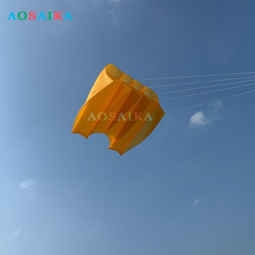 New Arrival Soft Inflatable 6.5sqm Pilot Kite 40d/20d Ripstop Nylon For Adults High Quality Colorful Show Kites