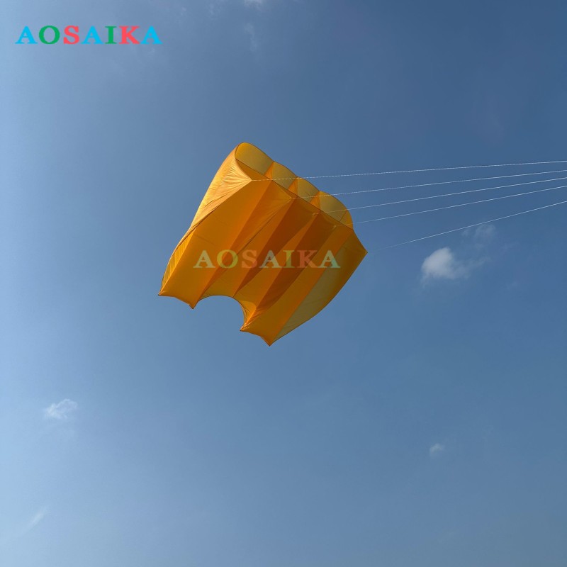 New Arrival Soft Inflatable 6.5sqm Pilot Kite 40d/20d Ripstop Nylon For Adults High Quality Colorful Show Kites 