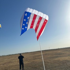 12Sqm flowfrom USA Kite 40d Ripstop Nylon For Adults High Quality ColorfulShow Kites 