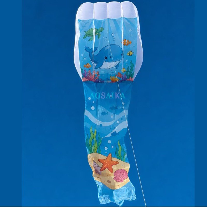 12/18/28sqm Pilot Kite with Long Tail Fully Customizable Custom Print 