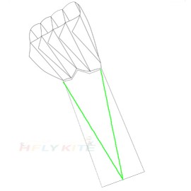 12/18/28sqm Pilot Kite with Long Tail Fully Customizable Custom Print 