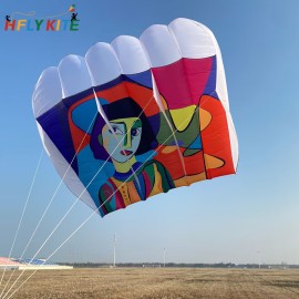 12sq.m abstract printing flowfrom kite 40d ripstop nylon 