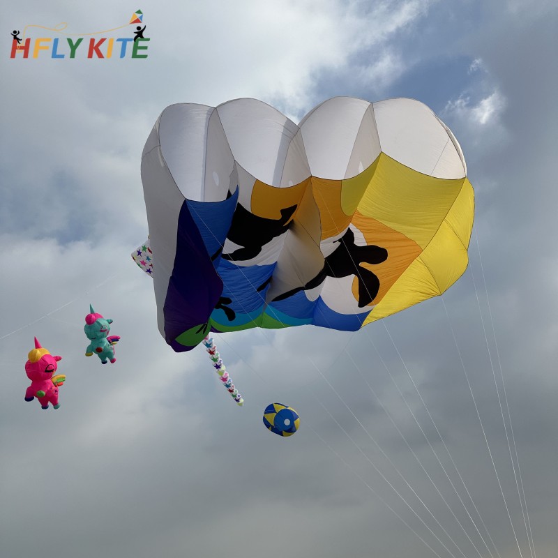 12/16sq.m pilot ray lifter kite 40d ripstop nylon 