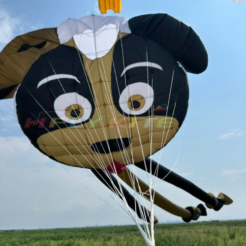 New Arrival Soft Inflatable 4*14M Dog Kite Pendant 40d Nylon Ripstop Adults High Quality Colorful Animal Show Kites