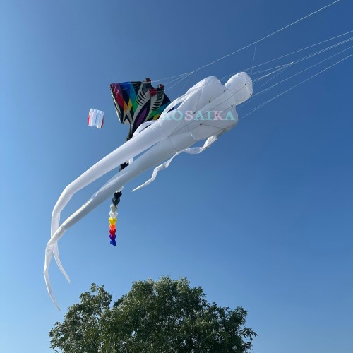 New Arrival Large Soft Inflatable 3D 13M Model Kite Line Laundry for Adults High Quality Nylon Show Kite Pendant