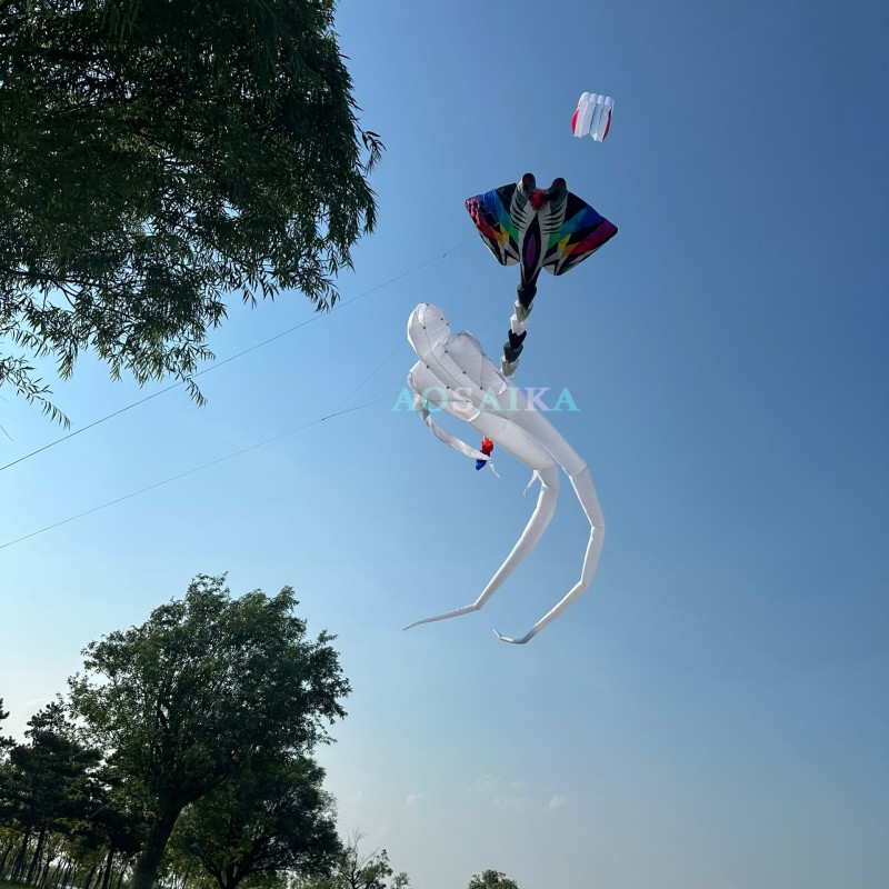 New Arrival Large Soft Inflatable 3D 13M Model Kite Line Laundry for Adults High Quality Nylon Show Kite Pendant 