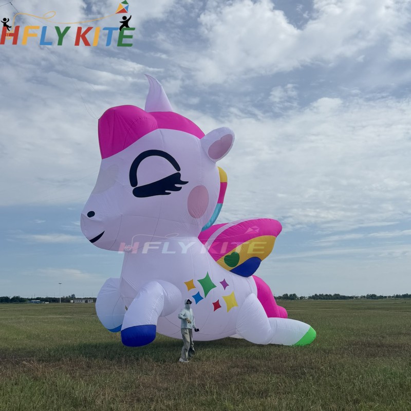 10m unicorn kite pendant 40d ripstop nylon