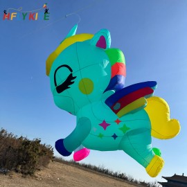 3.5M unicorn kite rendant 40d ripstop nylon 