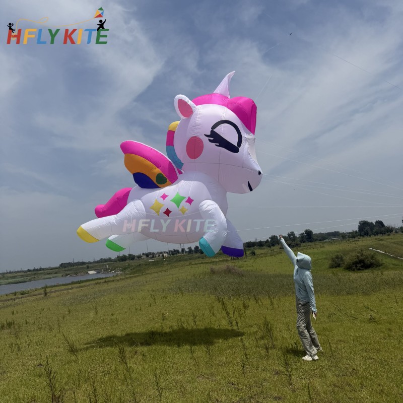 5m unicorn kite pendant 40d ripstop nylon