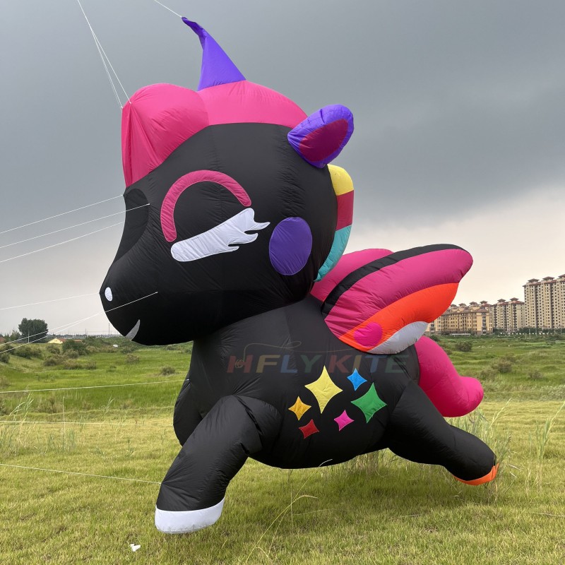 10m unicorn kite pendant 40d ripstop nylon