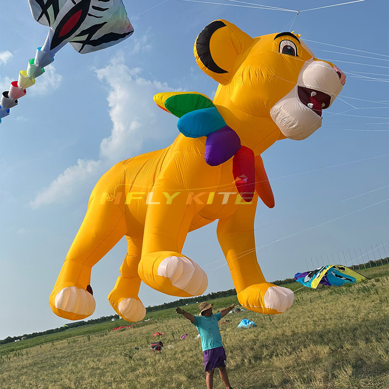 9M Simba  Kite Pendant 40d Ripstop Nylon Adults High Quality Colorful Show Kites 