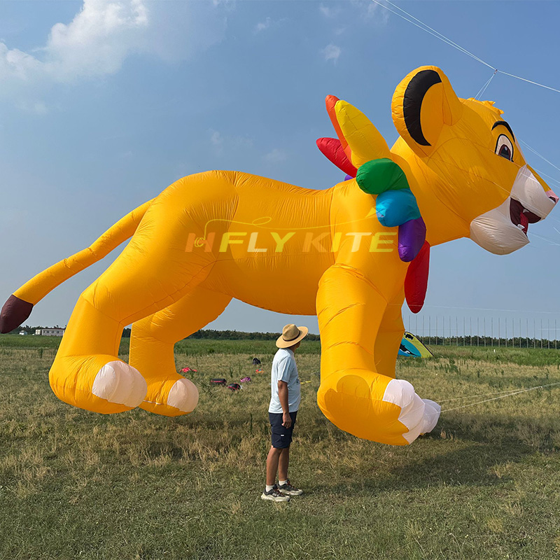 9M Simba  Kite Pendant 40d Ripstop Nylon Adults High Quality Colorful Show Kites 