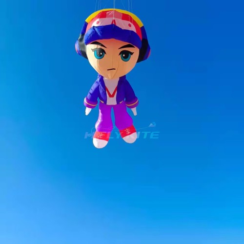 5m Game Boy Kid kite pendant 40D Nylon Show Kites