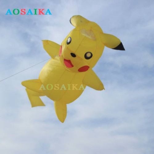 New Arrival Soft Inflatable 3.5M Cartoon Kite Pendant 40d Nylon Ripstop Adults High Quality Colorful Animal Show Kites