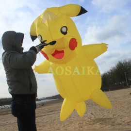 New Arrival Soft Inflatable 3.5M Cartoon Kite Pendant 40d Nylon Ripstop Adults High Quality Colorful Animal Show Kites 