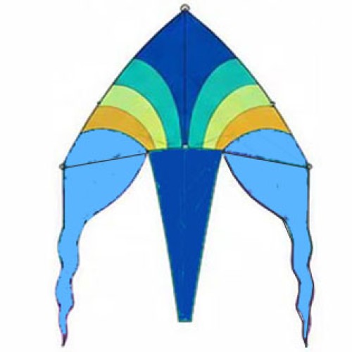 4*13.5m triangular kite 40d ripstop nylon