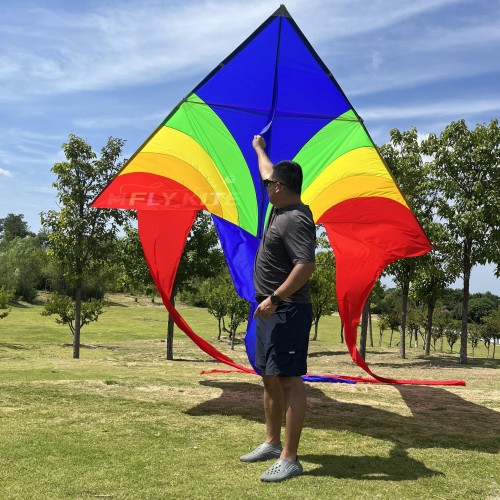 4*13.5m triangular kite 40d ripstop nylon