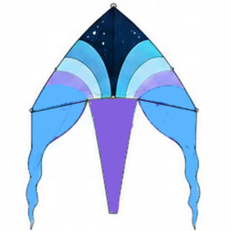 4*13.5m triangular kite 40d ripstop nylon 