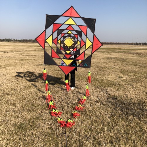 A two-meter-diameter Eight Trigrams kite 40d Ripstop Nylon