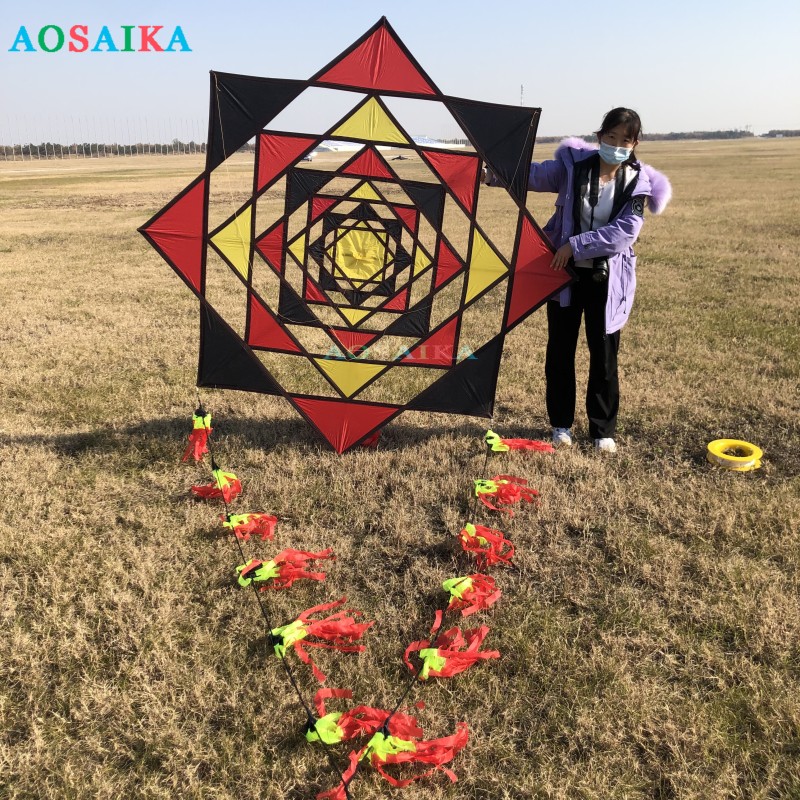 A two-meter-diameter Eight Trigrams kite 40d Ripstop Nylon