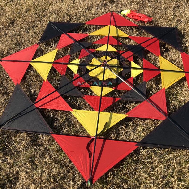 A two-meter-diameter Eight Trigrams kite 40d Ripstop Nylon 