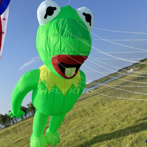 3.5m/6m Comitte Frog kite pendant 40d ripstop nylon For Adults High Quality Colorful Show Kites