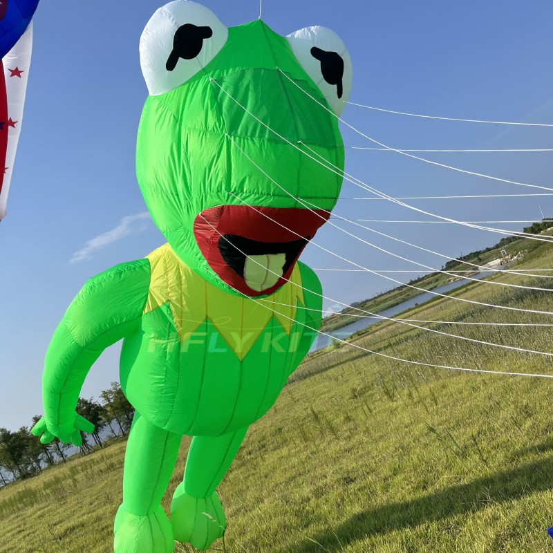 3.5m/6m Comitte Frog kite pendant 40d ripstop nylon For Adults High Quality Colorful Show Kites 
