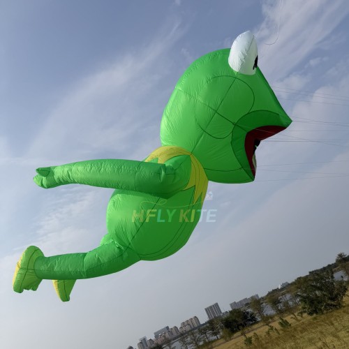 6m Comitte Frog kite pendant 40d ripstop nylon For Adults High Quality Colorful Show Kites
