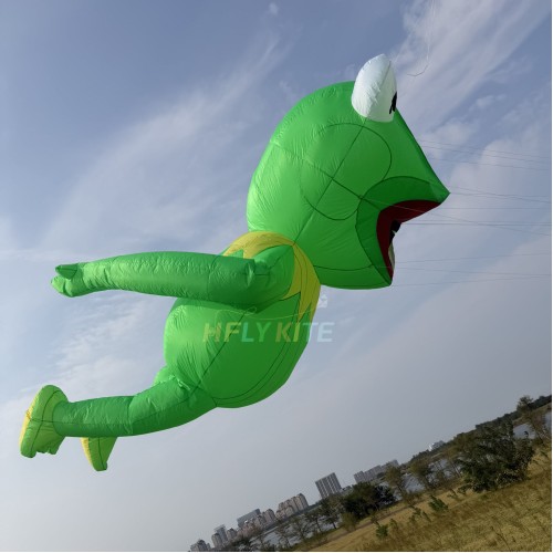6m Comitte Frog kite pendant 40d ripstop nylon For Adults High Quality Colorful Show Kites