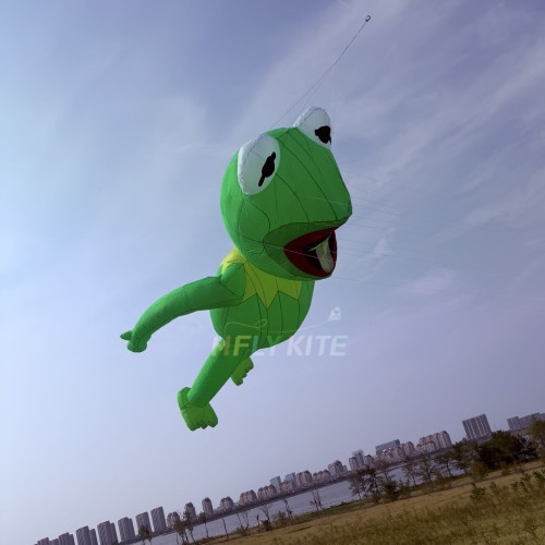 6m Comitte Frog kite pendant 40d ripstop nylon For Adults High Quality Colorful Show Kites