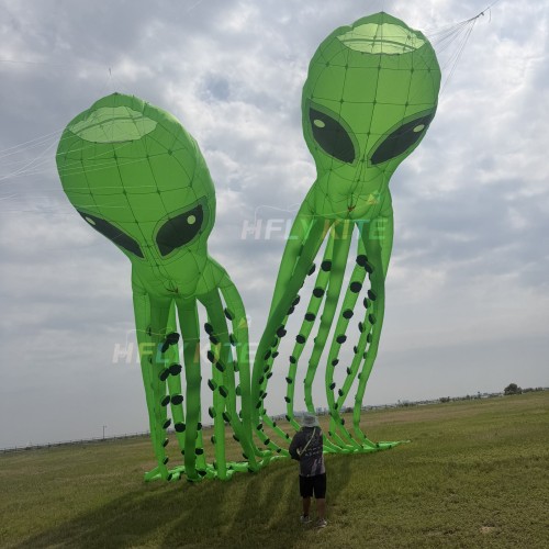 12/20/30/40m The Alien Octopus kite pendant 40d ripstop nylon For Adults High Quality Colorful Show Kites